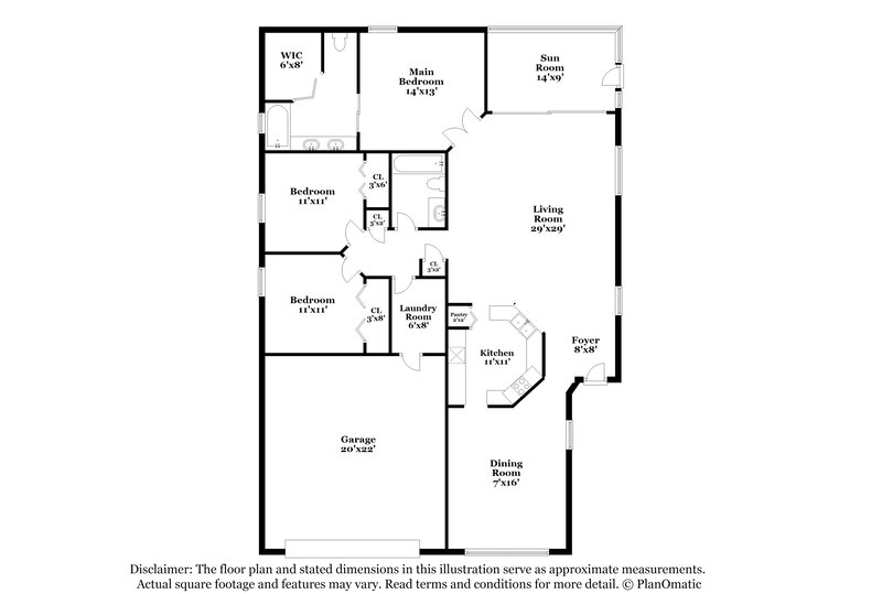 2,195/Mo, 3208 Summer Cruise Dr Valrico, FL 33594 Floor Plan View