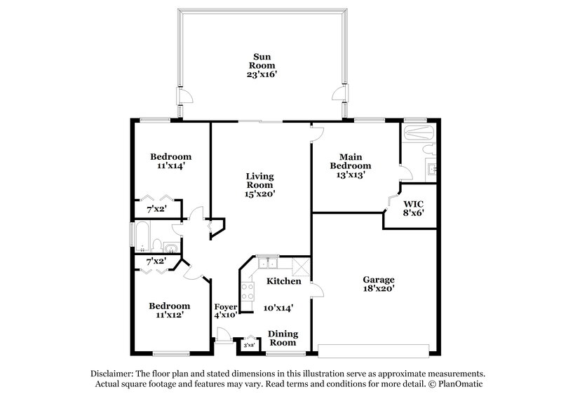 2,000/Mo, 1545 Watson Oaks Ct Lakeland, FL 33809 Floor Plan View