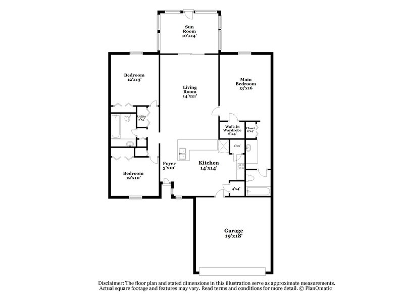 3,280/Mo, 12932 Kings Lake Dr Gibsonton, FL 33534 Floor Plan View