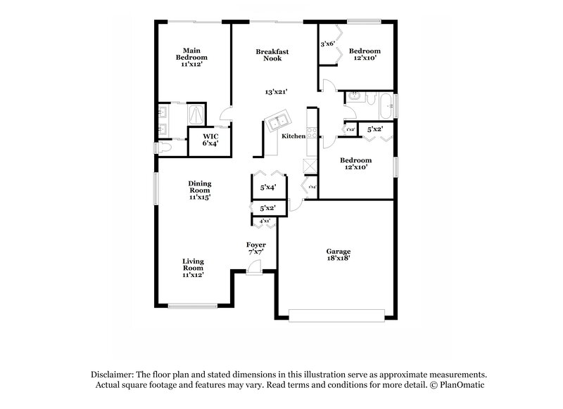 2,565/Mo, 24740 Silversmith Dr Lutz, FL 33559 Floor Plan View