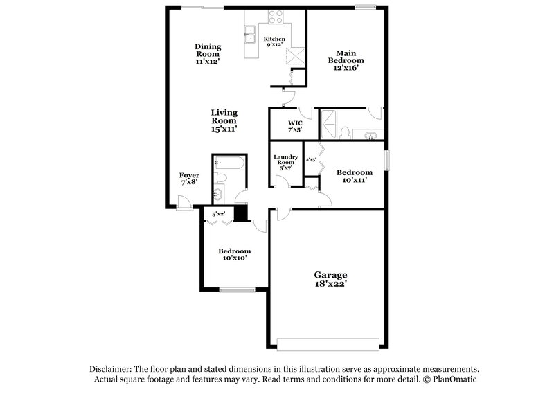 3,170/Mo, 8006 Brookeshire Dr Lakeland, FL 33809 Floor Plan View