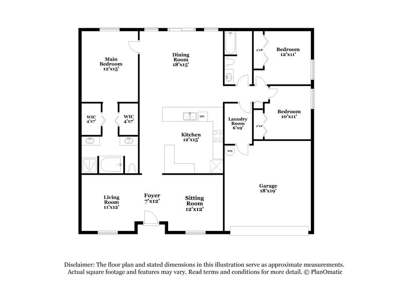 2,245/Mo, 35449 Wickingham Ct Zephyrhills, FL 33541 Floor Plan View
