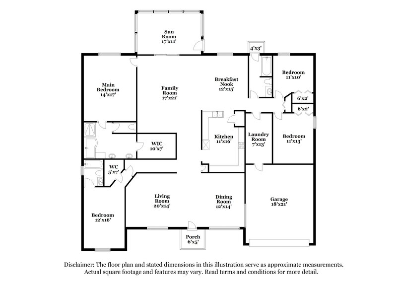 4,060/Mo, 4351 Brandon Ridge Dr Valrico, FL 33594 Floor Plan View