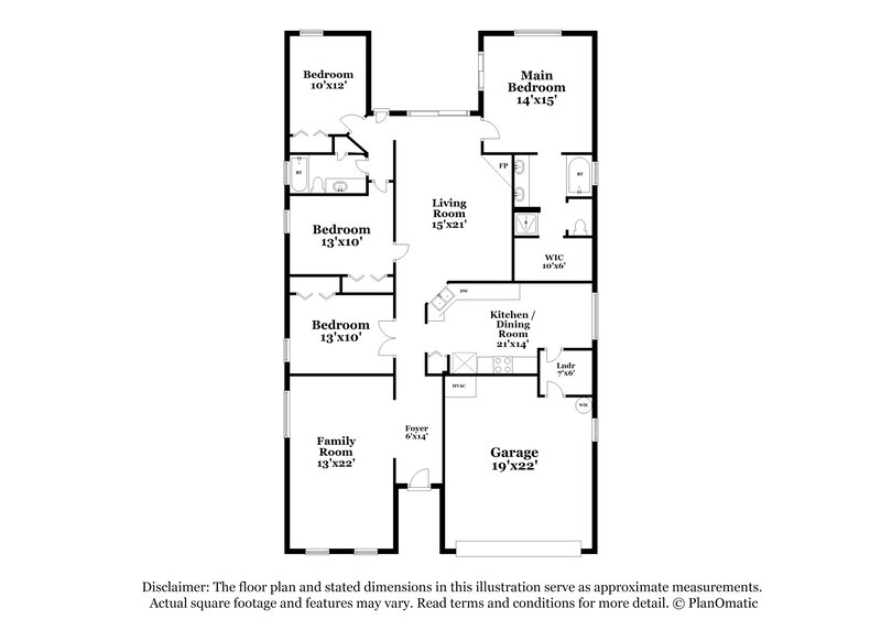 3,490/Mo, 409 Delwood Breck St Ruskin, FL 33570 Floor Plan View