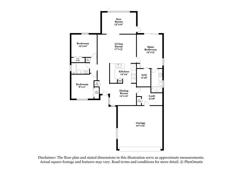 2,040/Mo, 10402 Barnett Loop Port Richey, FL 34668 Floor Plan View