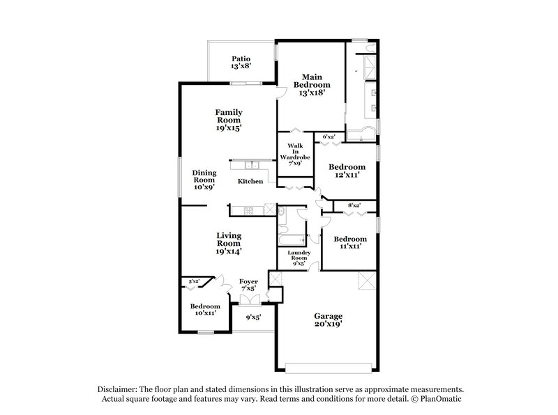 2,580/Mo, 10809 Windbury Way Riverview, FL 33569 Floor Plan View
