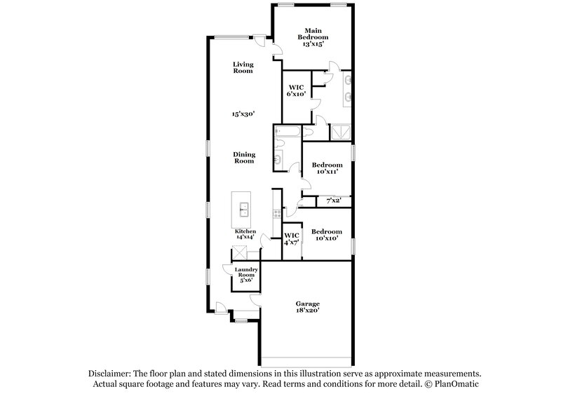 1,990/Mo, 10167 Newminster Loop Ruskin, FL 33573 Floor Plan View