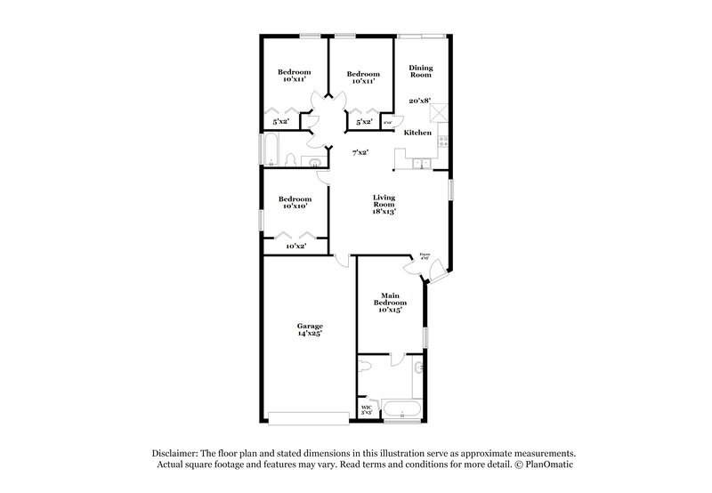2,270/Mo, 528 Summer Sails Dr Valrico, FL 33594 Floor Plan View