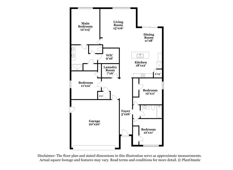 2,135/Mo, 819 18th Ave SE Ruskin, FL 33570 Floorplan View