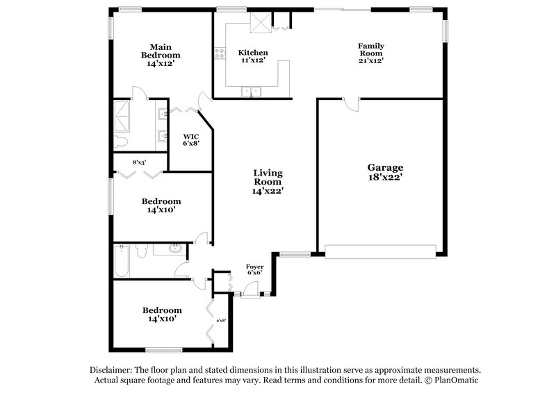3,870/Mo, 1812 Rudder Dr Valrico, FL 33594 Floor Plan View