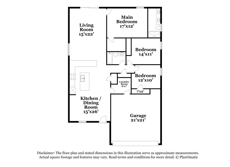 3,610/Mo, 827 Chatham Walk Dr Ruskin, FL 33570 Floor Plan View