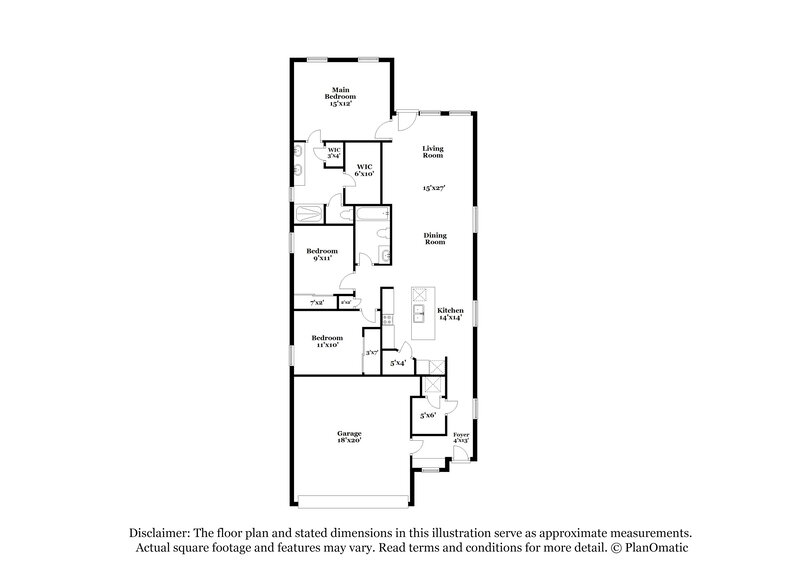 2,570/Mo, 9831 Ivory Dr Riverview, FL 33578 Floor Plan View