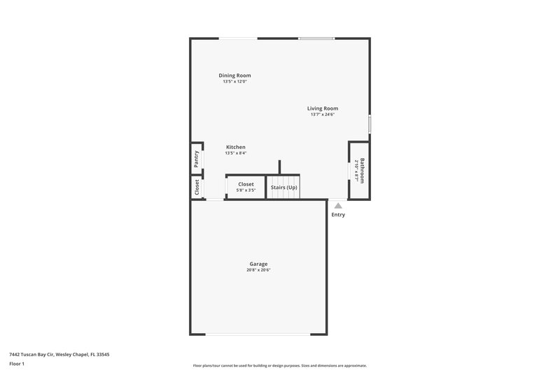 2,310/Mo, 7442 Tuscan Bay Cir Wesley Chapel, FL 33545 Floor Plan View