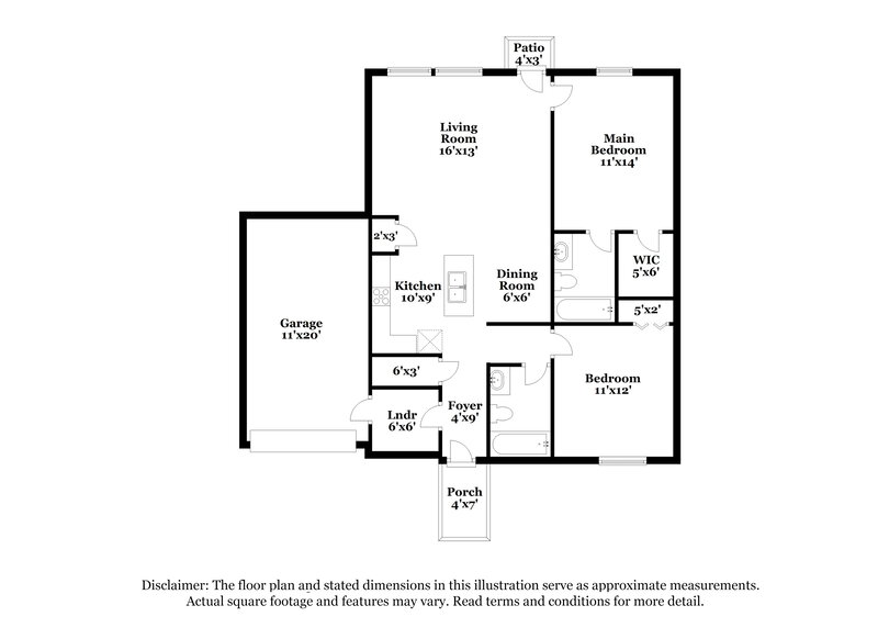 1,585/Mo, 26493 Anthony Ave Brooksville, FL 34602 Floor Plan View