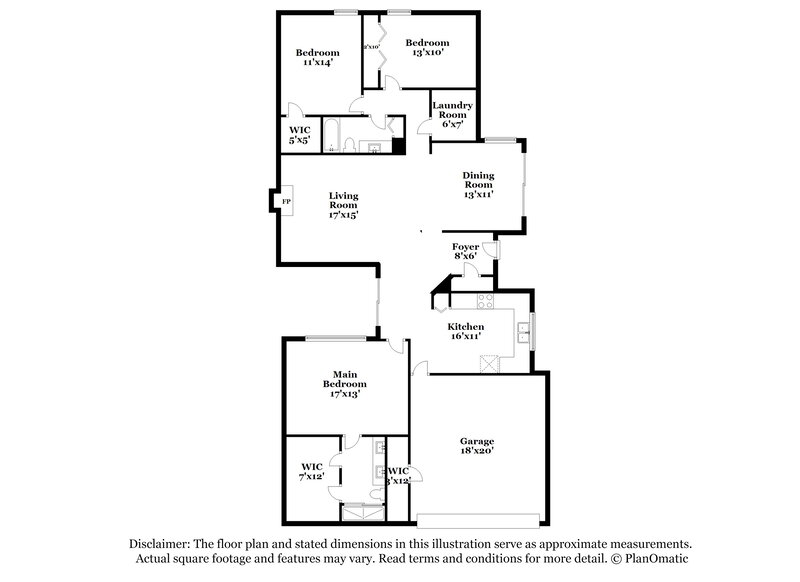 2,915/Mo, 10907 Landon Ln Tampa, FL 33635 Floor Plan View