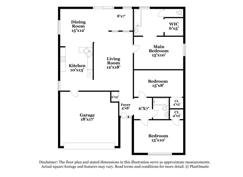3,440/Mo, 6922 Waterbrook Ct Gibsonton, FL 33534 Floor Plan View