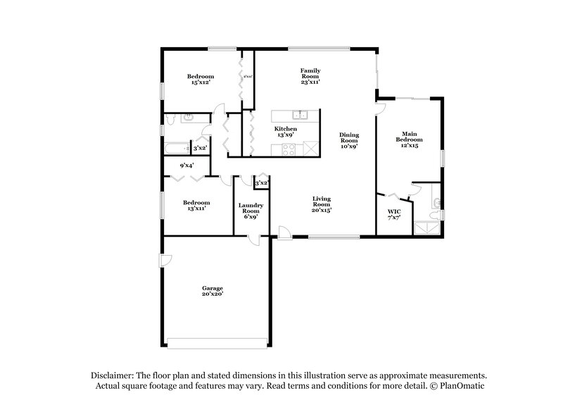 1,925/Mo, 10142 Bannister St Spring Hill, FL 34608 Floorplan View