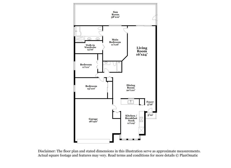 2,520/Mo, 2558 Wrencrest Cir Valrico, FL 33596 Floor Plan View