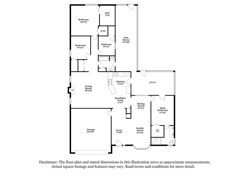 2,590/Mo, 24142 Twin Ct Land O Lakes, FL 34639 Floor Plan View