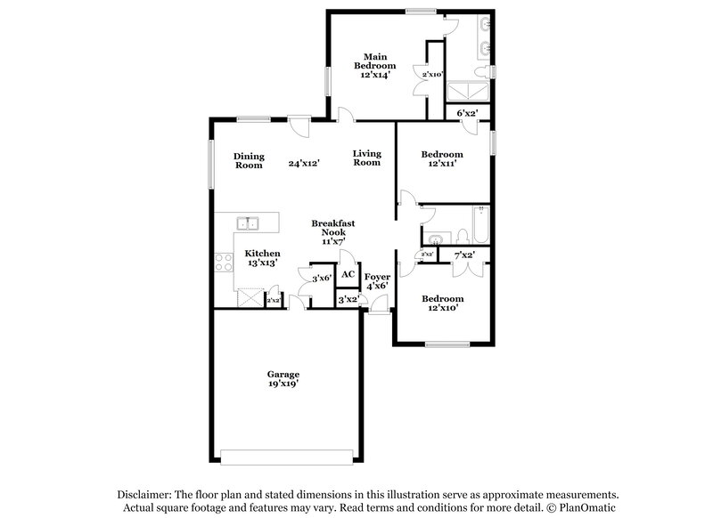 1,785/Mo, 7163 Wirevine Dr Brooksville, FL 34602 Floor Plan View
