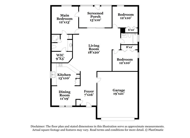 2,025/Mo, 15507 Florida Breeze Loop Wimauma, FL 33598 Floor Plan View