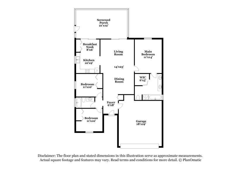 2,435/Mo, 10324 Goldenbrook Way Tampa, FL 33647 Floor Plan View