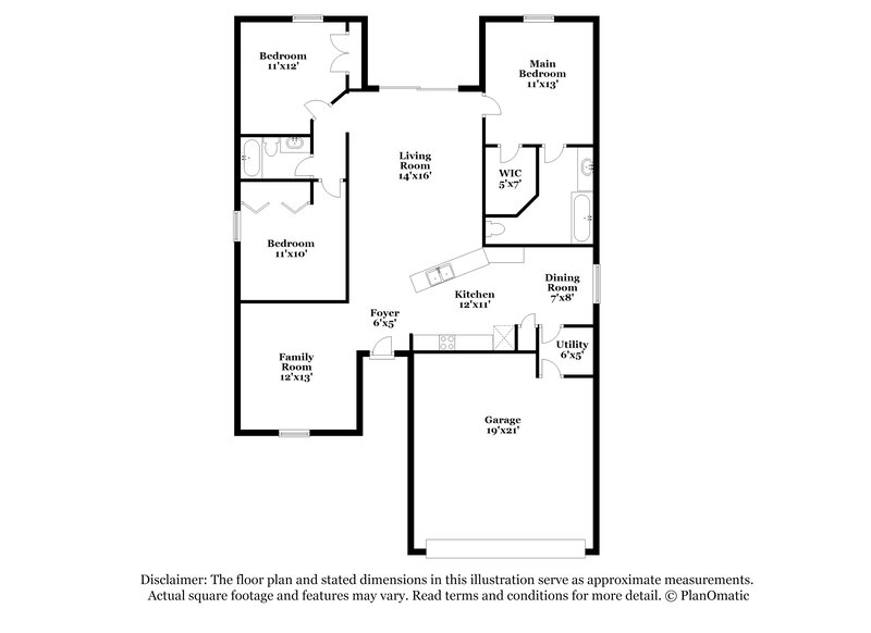 1,795/Mo, 30979 Satinleaf Run Brooksville, FL 34602 Floor Plan View