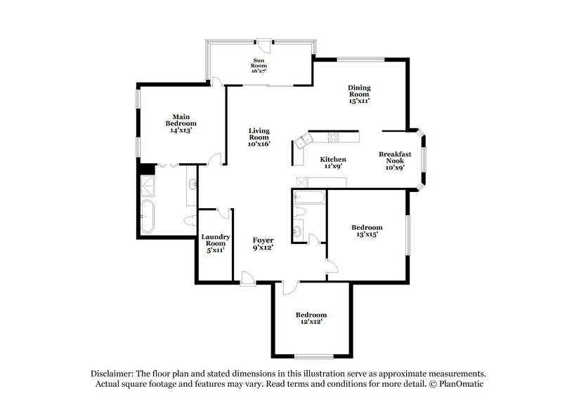 2,735/Mo, 4606 Sawgrass Blvd New Port Richey, FL 34653 Floor Plan View