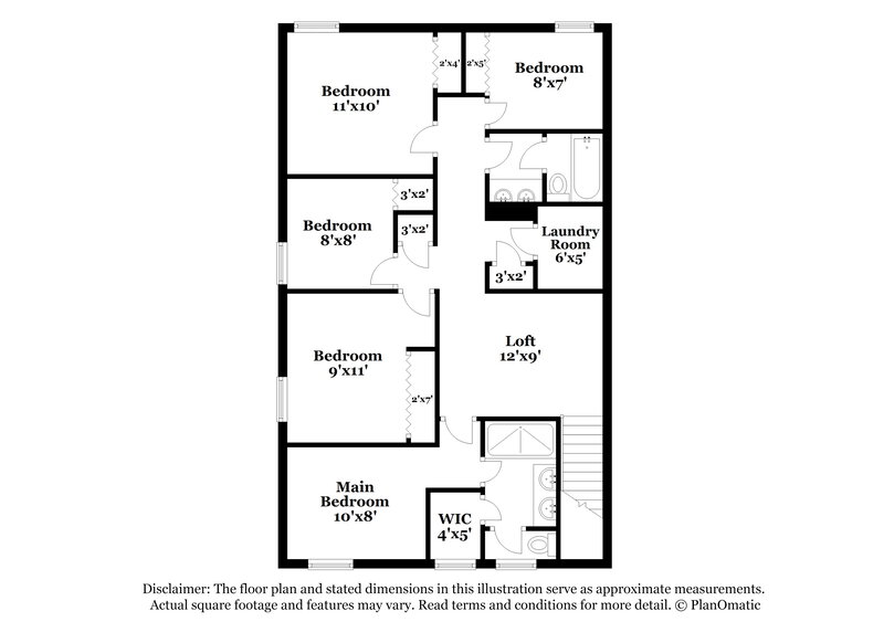 2,735/Mo, 15419 Dark Star Ln Sun City Center, FL 33573 Floor Plan View 2