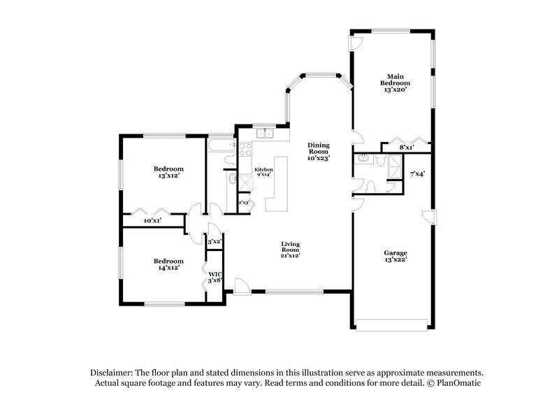 1,995/Mo, 7746 Deer Foot Dr New Port Richey, FL 34653 Floor Plan View
