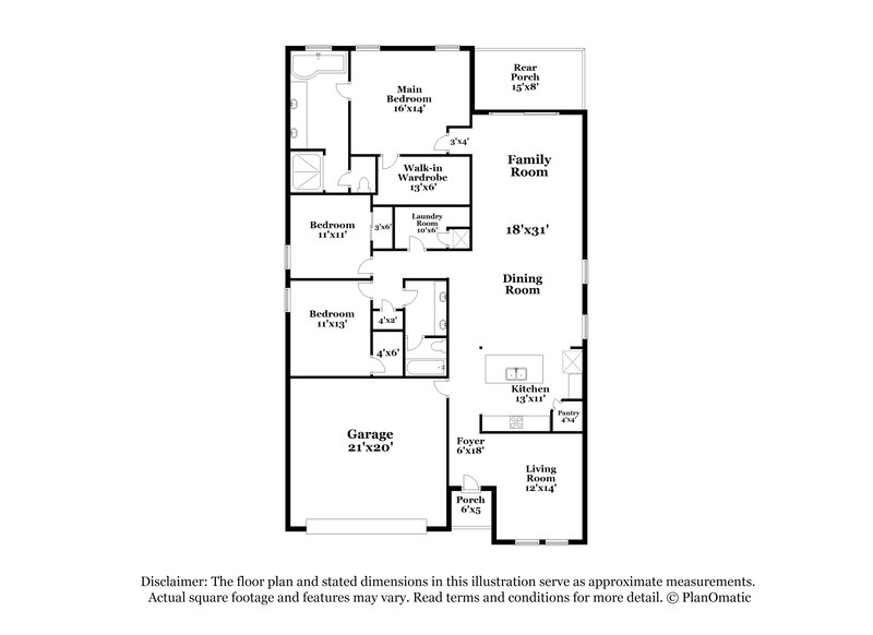 2,265/Mo, 10129 Count Fleet Dr Ruskin, FL 33573 Floor Plan View