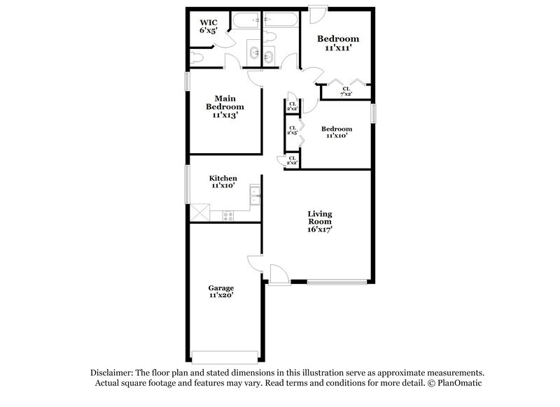 1,995/Mo, 14909 Stag Creek Cir Lutz, FL 33559 Floor Plan View