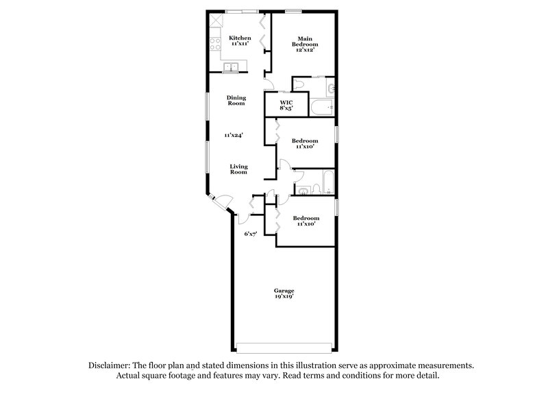 1,960/Mo, 8618 Hawbuck St Trinity, FL 34655 Floor Plan View