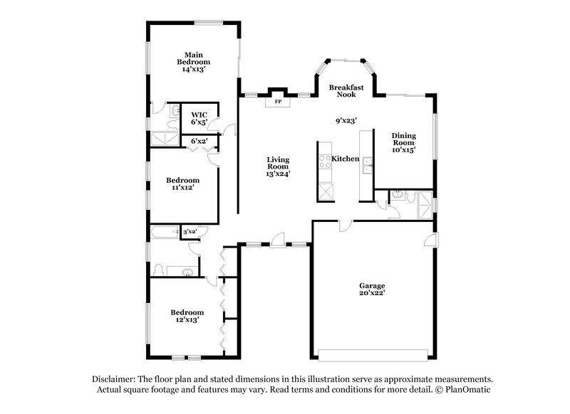 1,865/Mo, 8630 Indies Dr Hudson, FL 34667 Floor Plan View