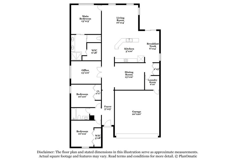 2,315/Mo, 904 Parker Den Dr Ruskin, FL 33570 Floorplan View