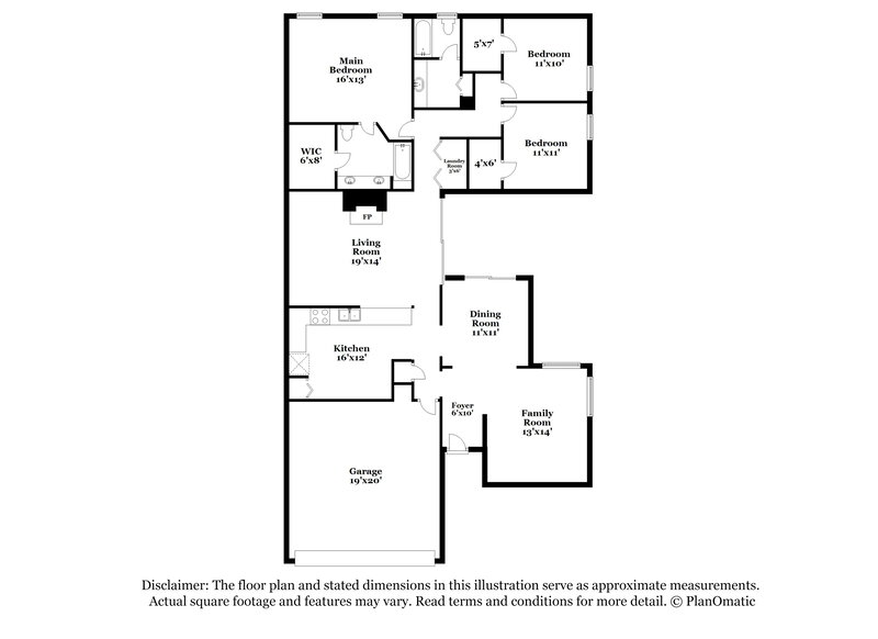 2,590/Mo, 7016 Drury St Tampa, FL 33635 Floor Plan View