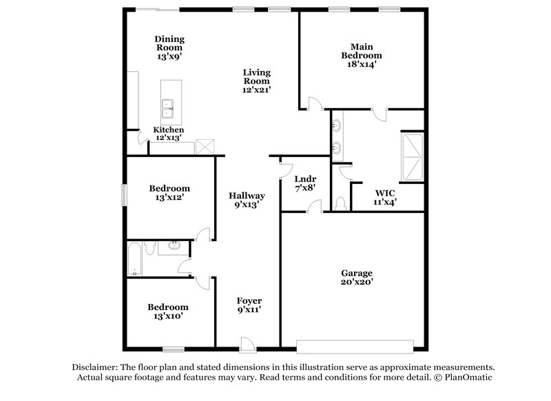 1,975/Mo, 38915 Harlow Rose Drive Zephyrhills, FL 33540 Floor Plan View