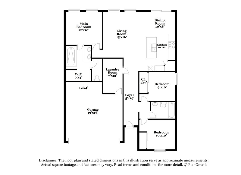 1,970/Mo, 38899 Harlow Rose Drive Zephyrhills, FL 33540 Floor Plan View