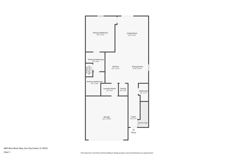 2,080/Mo, 6807 Blue Moon Way Sun City Center, FL 33573 Floor Plan View