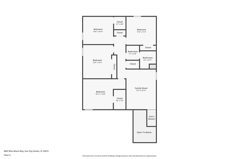 2,080/Mo, 6807 Blue Moon Way Sun City Center, FL 33573 Floor Plan View 2