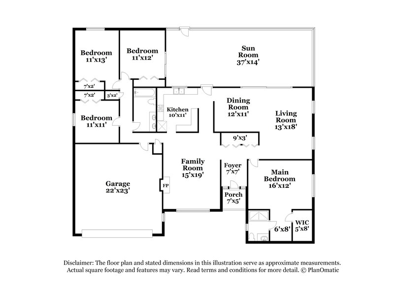 2,440/Mo, 504 Mahogany Dr Seffner, FL 33584 Floor Plan View