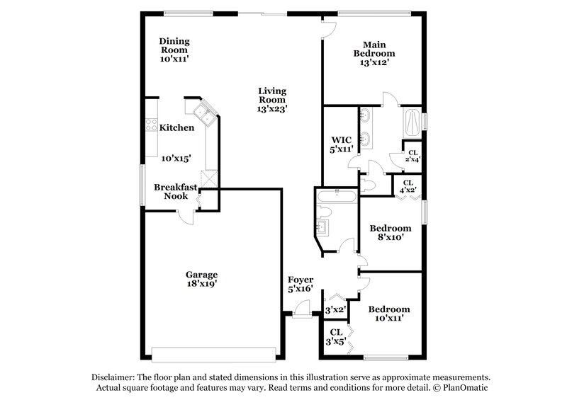 2,275/Mo, 26915 Carmen Pl Lutz, FL 33559 Floorplan View