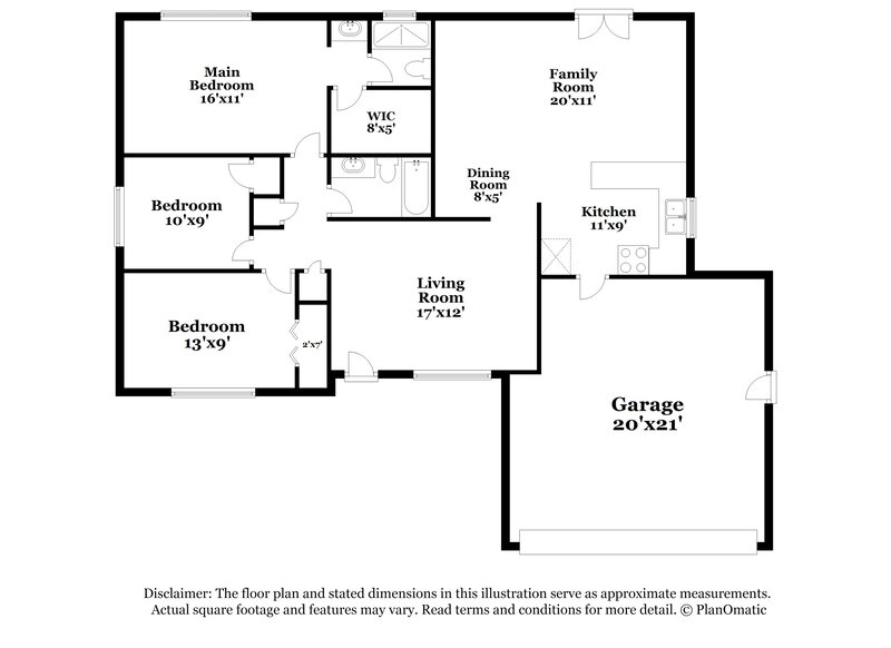 2,250/Mo, 702 Millifold Pl Brandon, FL 33510 Floor Plan View