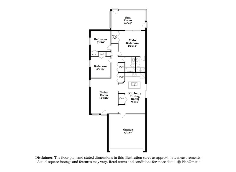 1,890/Mo, 3642 Fyfield Ct Land O Lakes, FL 34638 Floor Plan View