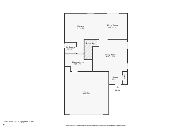2,335/Mo, 27037 Cotton Key Ln Wesley Chapel, FL 33544 Floor Plan View