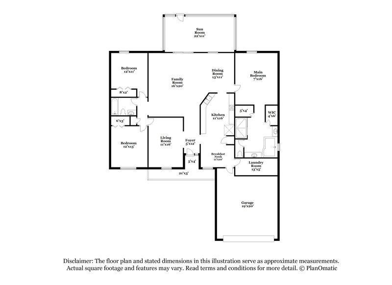 3,550/Mo, 7607 Canterbury Cir Lakeland, FL 33810 Floor Plan View