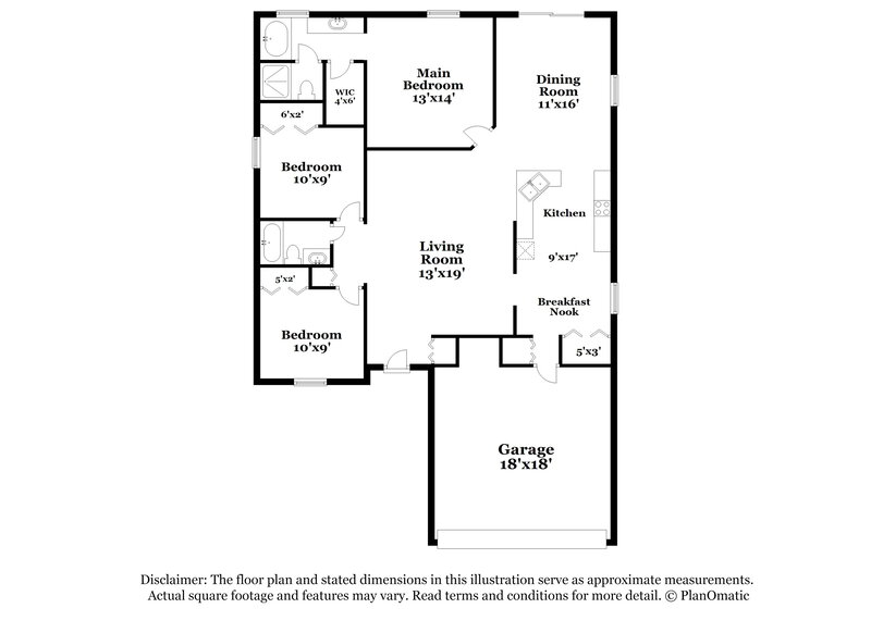 2,250/Mo, 3206 Bellericay Ln Land O Lakes, FL 34638 Floor Plan View
