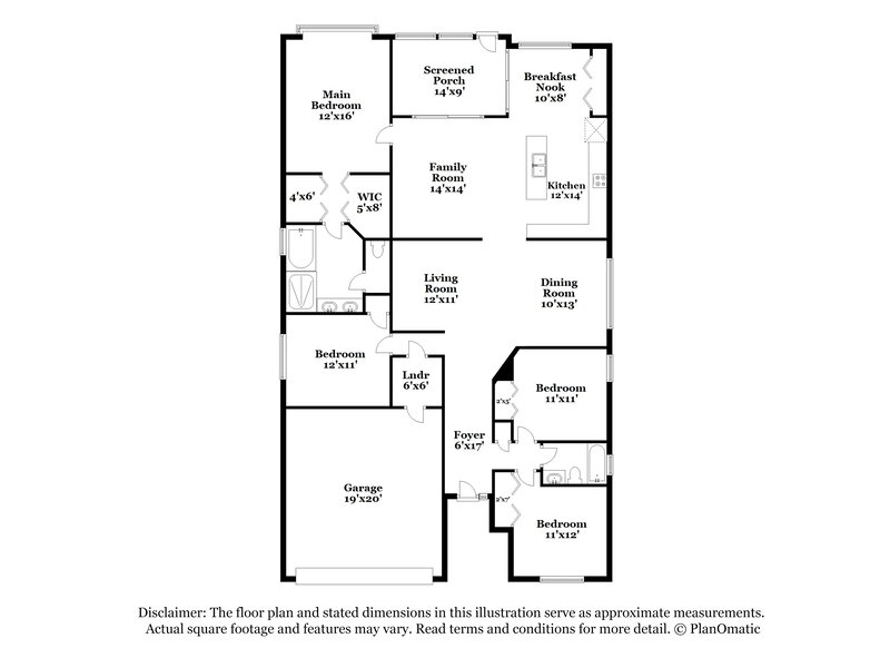 4,060/Mo, 7719 Bristol Park Dr Apollo Beach, FL 33572 Floor Plan View
