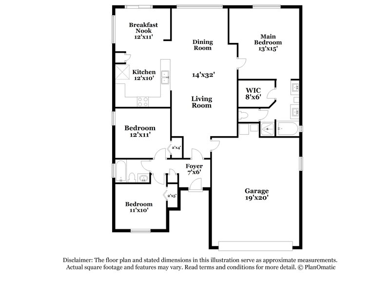 3,820/Mo, 1243 Big Sky Dr Wesley Chapel, FL 33543 Floor Plan View