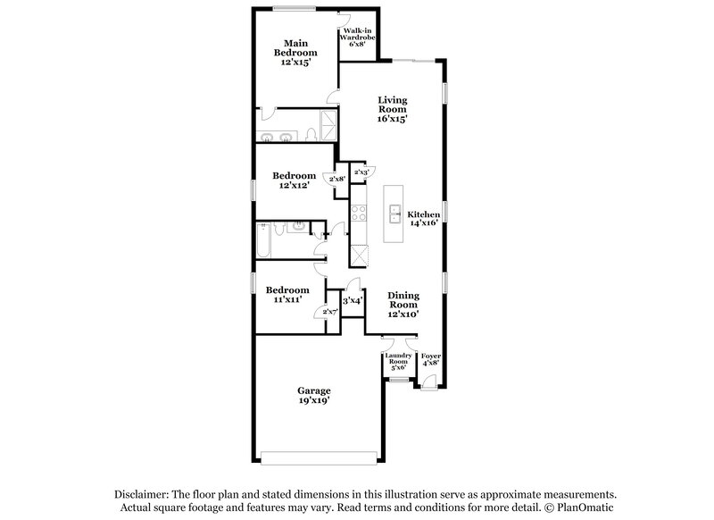 3,110/Mo, 35227 Brienne St Zephyrhills, FL 33541 Floorplan View